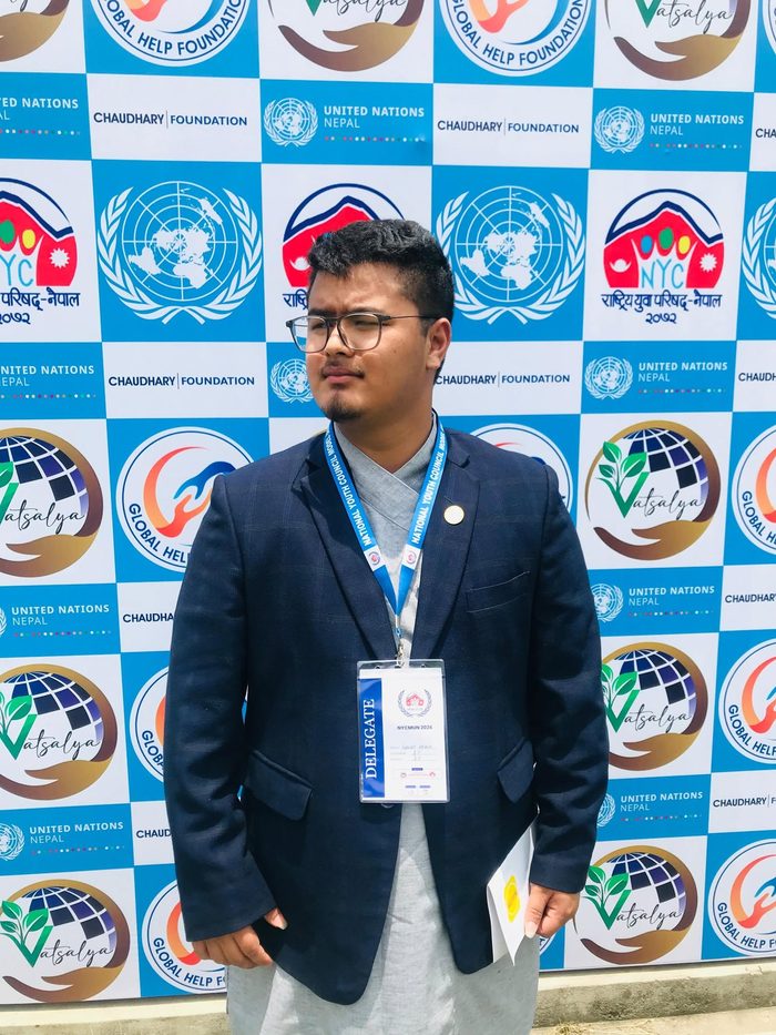 Suprince Kasaju at NYCMUN 2026